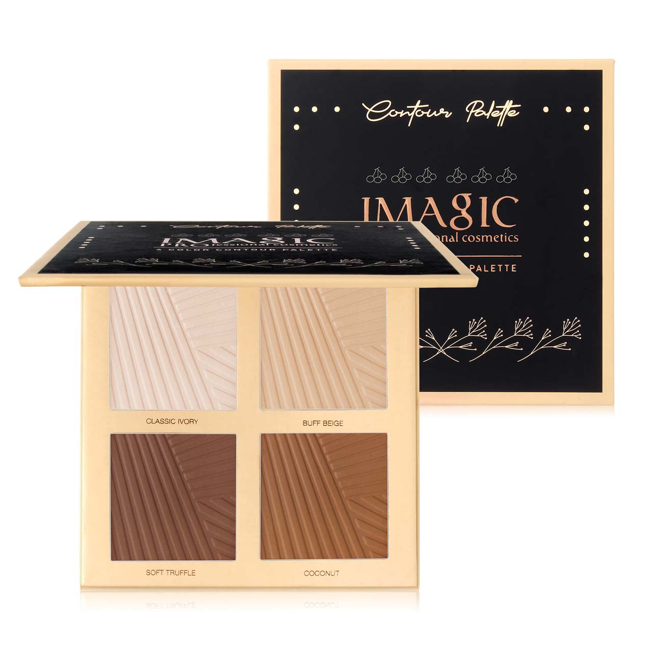 IMAGIC PROfessional 4 Color Contour Powder Palette FA-120