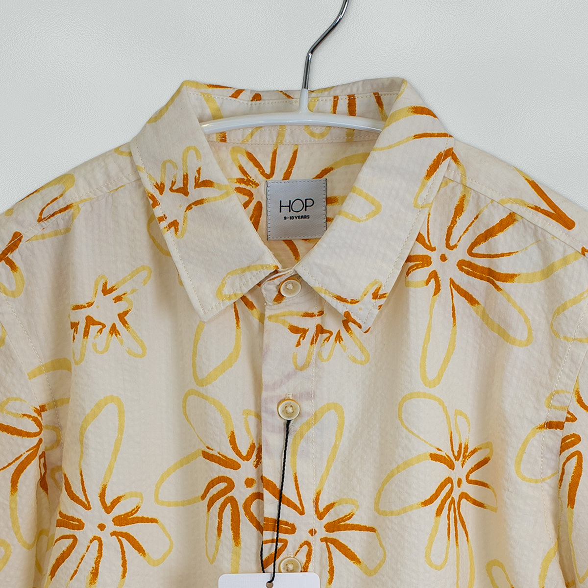 HOP Kids Yellow Floral Print Shirt