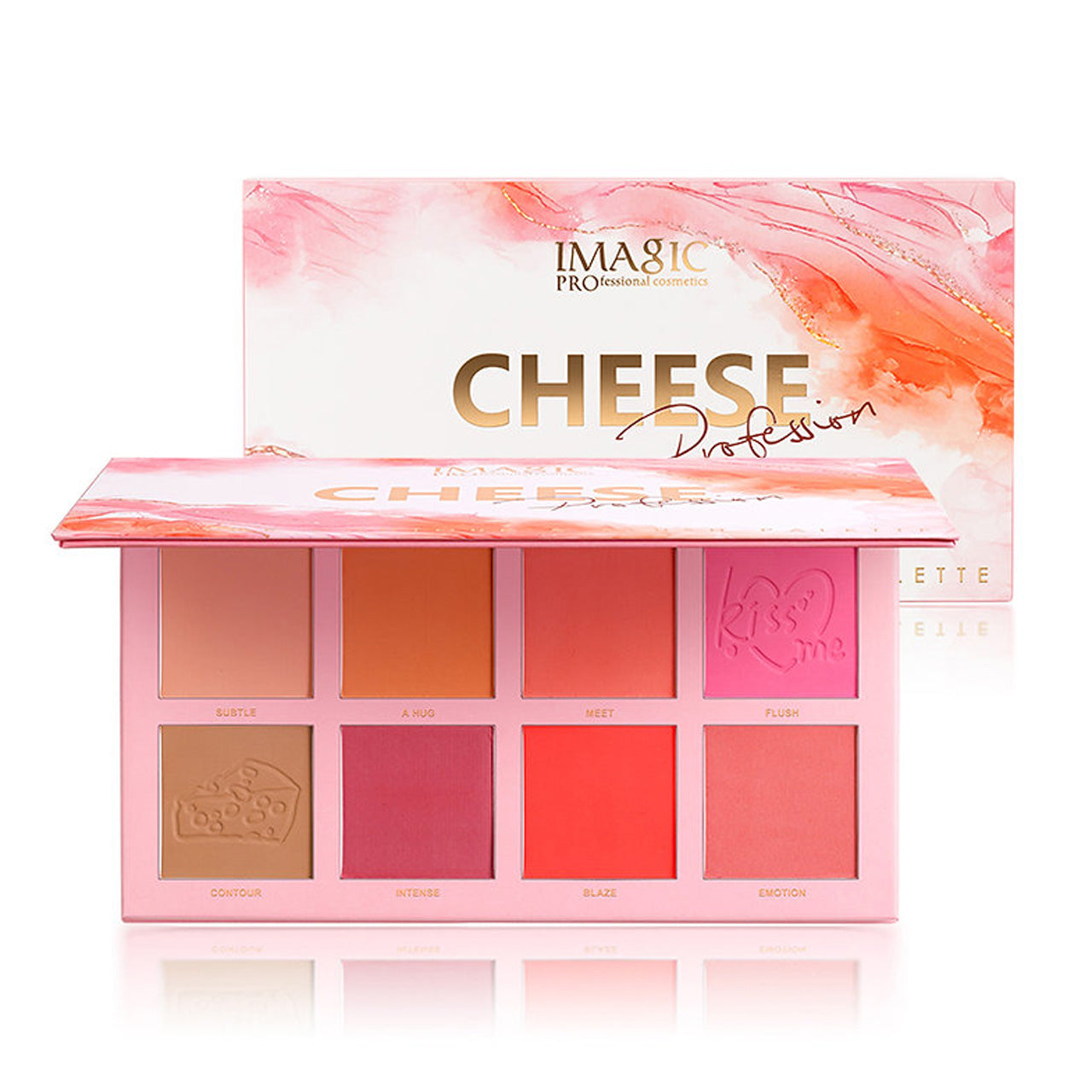 IMAGIC 8 COLOR CONTOUR & BLUSH PALETTE FA136