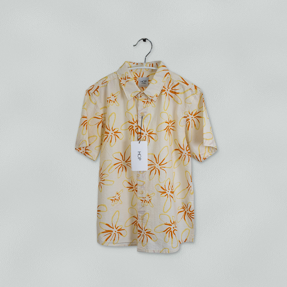 HOP Kids Yellow Floral Print Shirt