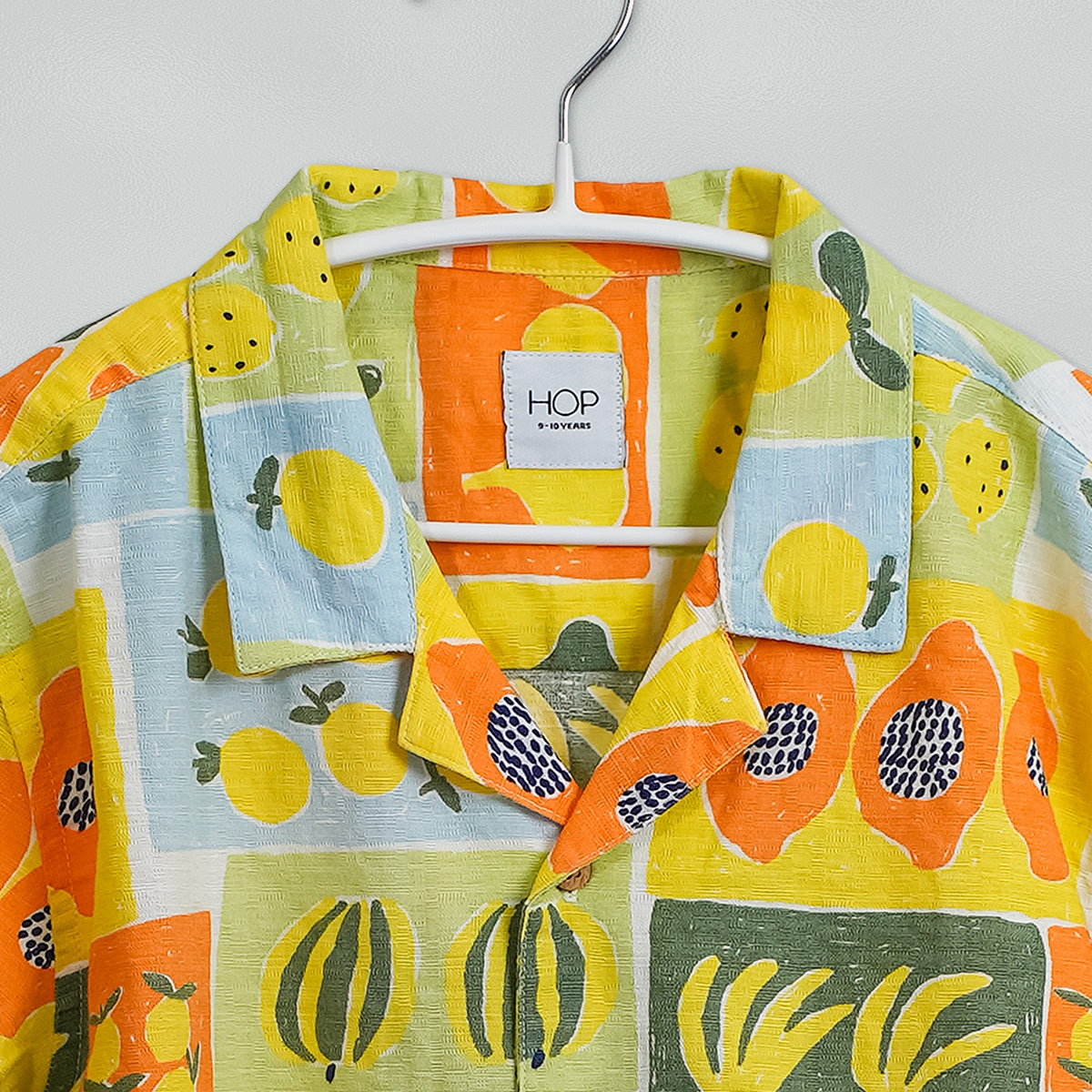 HOP Kids Multicolour Tropical-Fruit Cotton Shirt