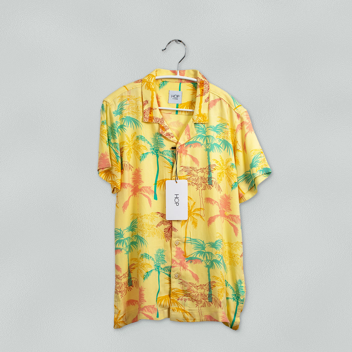 HOP Kids Yellow Tropical Design Shirt