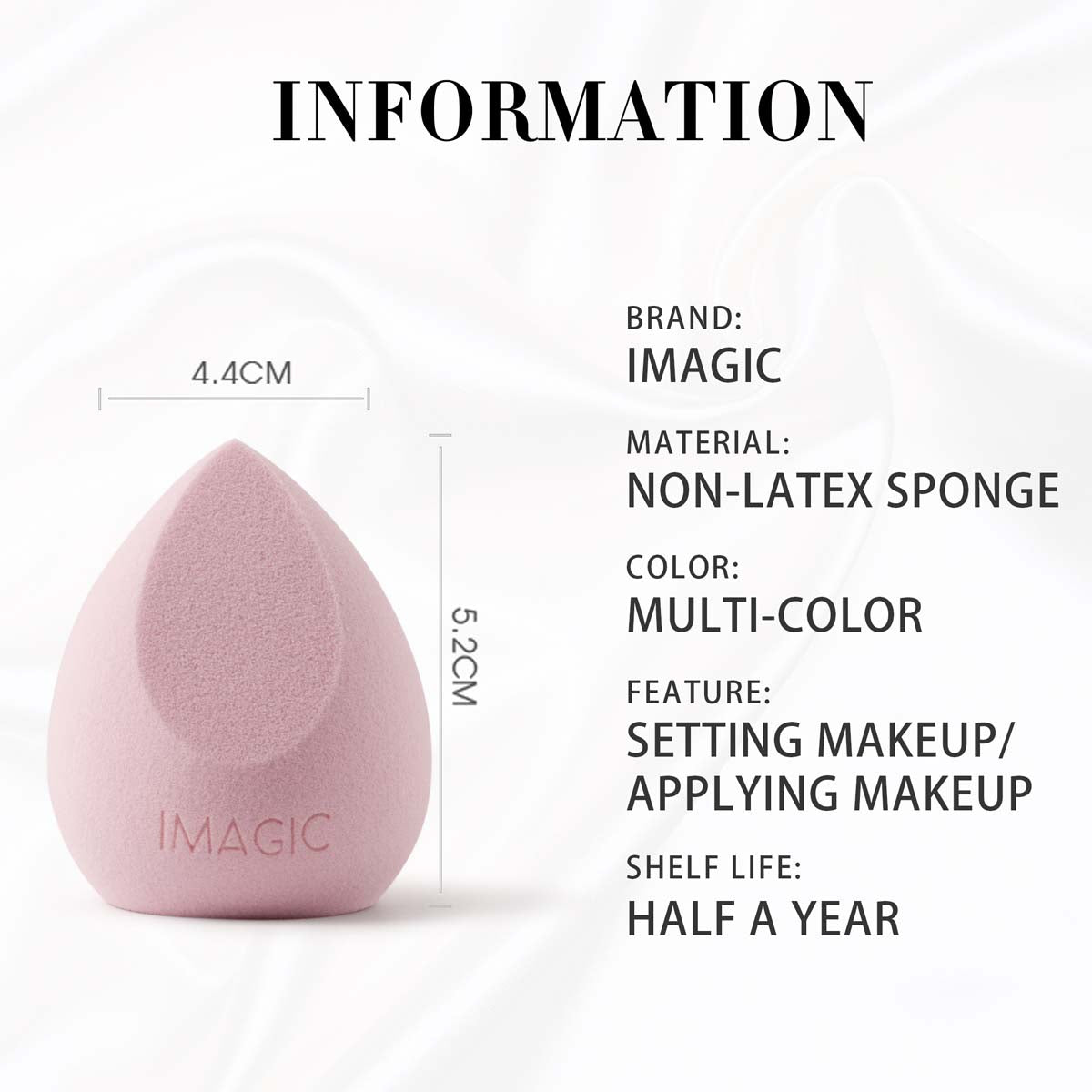 IMAGIC PROfessional NON-LATEX MAKEUP SPONGE TL-435