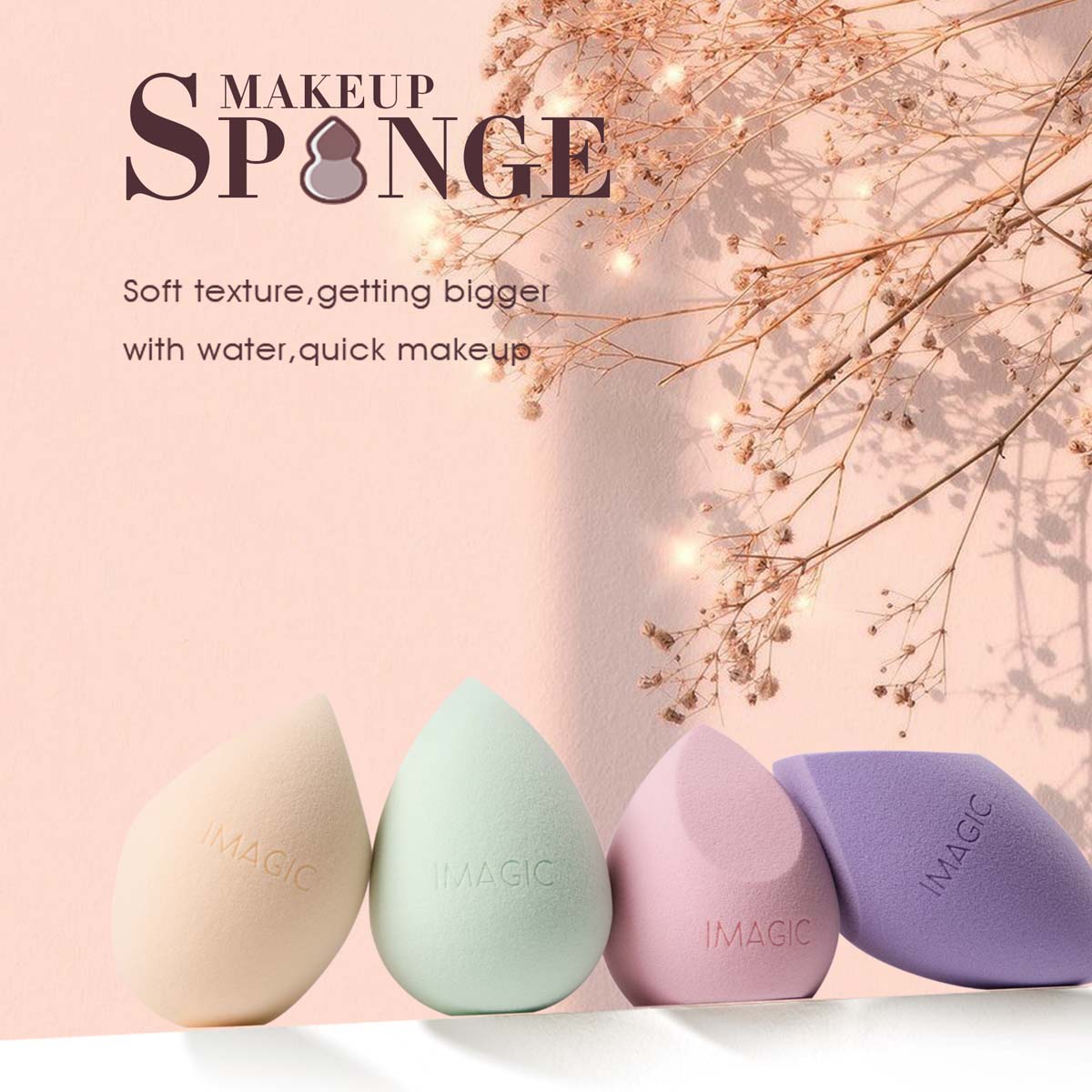 IMAGIC PROfessional NON-LATEX MAKEUP SPONGE TL-435