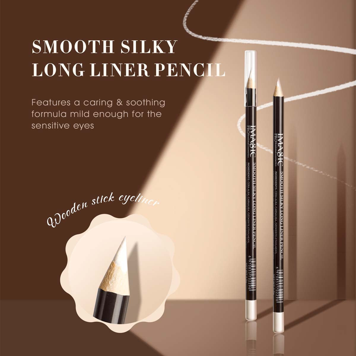 IMAGIC PROfessional SMOOTH SILKY LONG LINER PENCIL EY-346