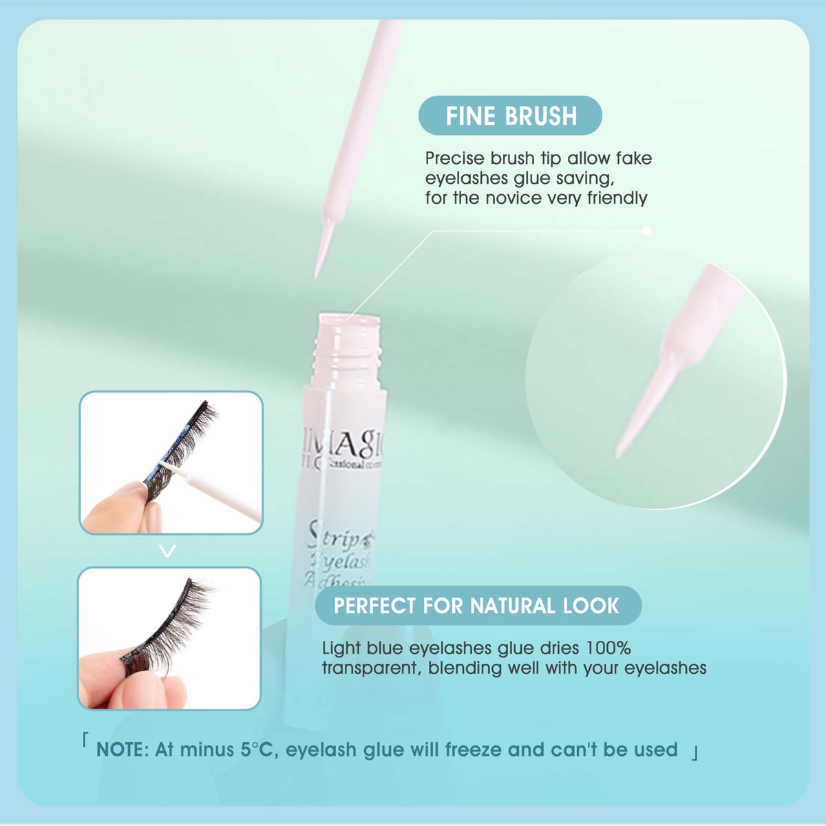 IMAGIC PROfessional Cosmetic GLUE STRIP EYELASH ADHESIVE EY-347