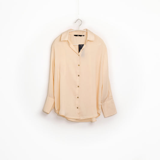 Plain Color Long Sleeve Women Shirt