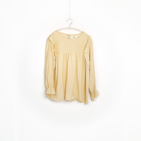 Yellow Long Sleeve Top