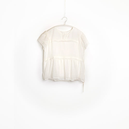 White Short Sleeve Top