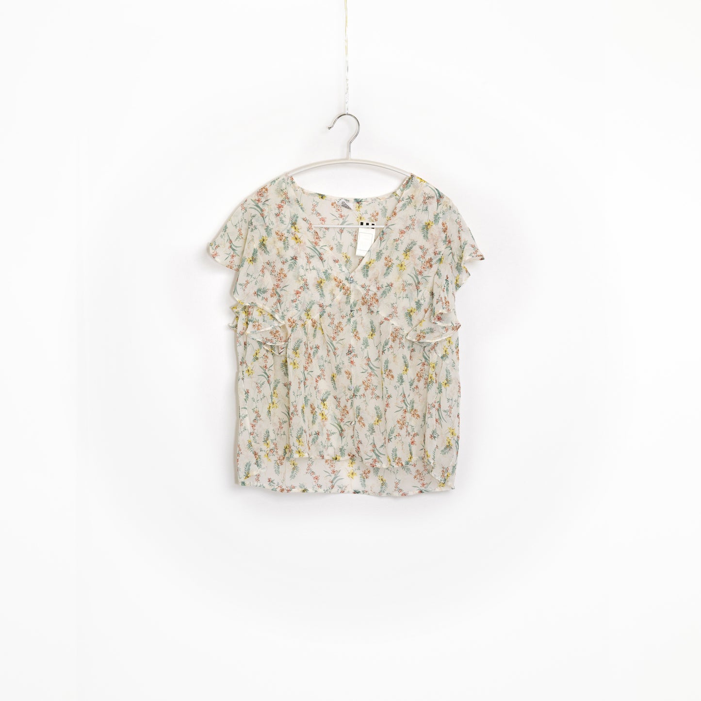 Floral Print Short Sleeve Top