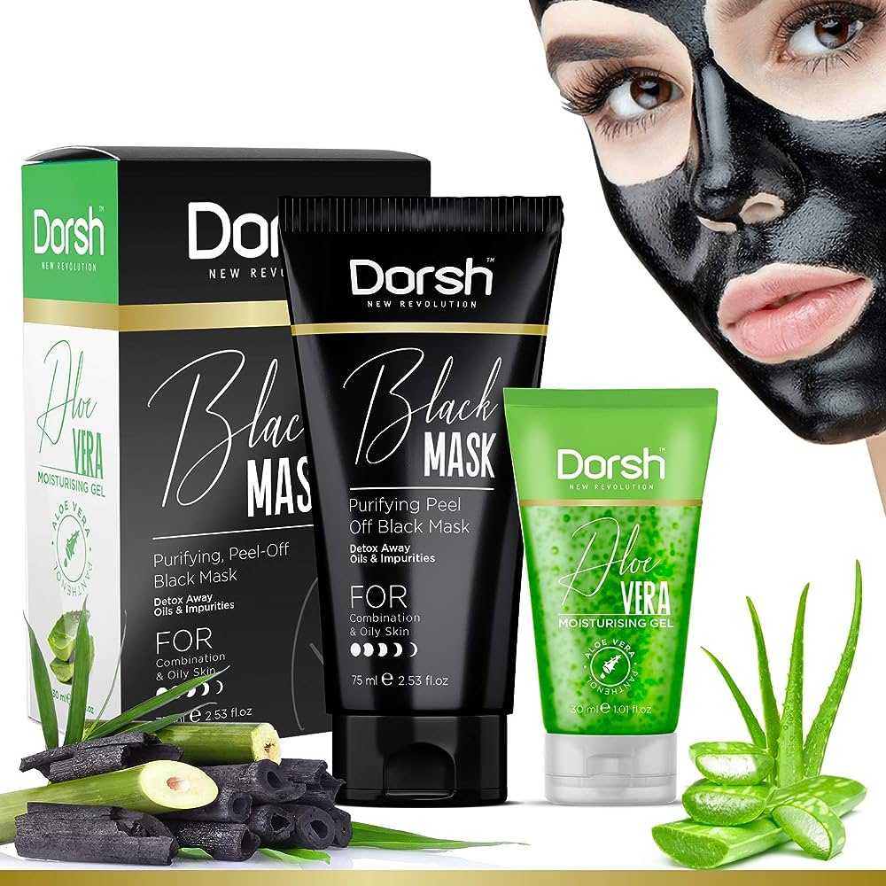 DORSH BLACK MASK + DORSH ALOE VERA GEL