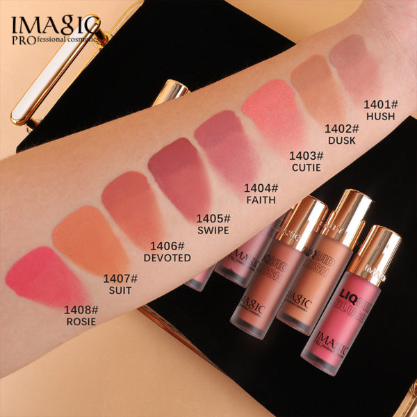 IMAGIC PROfessional Cosmetics 8 COLORS CHEEK LIQUID BLUSHER FA-140