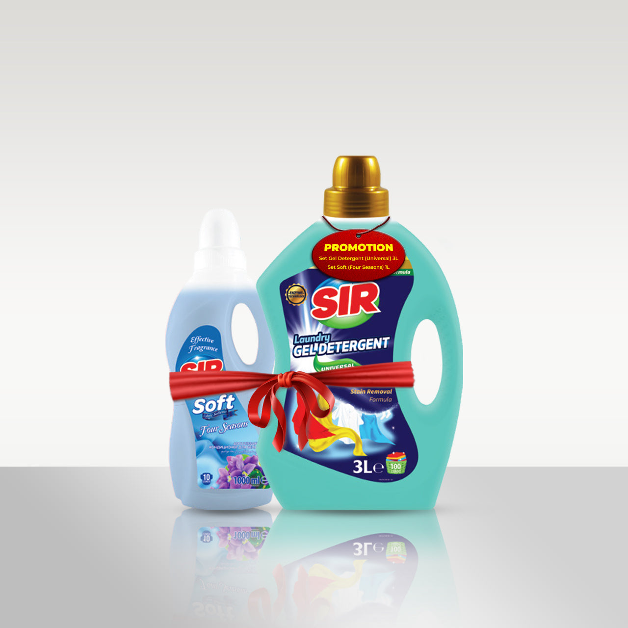 SIR Laundry Promo Pack (Gel Detergent + Softener)