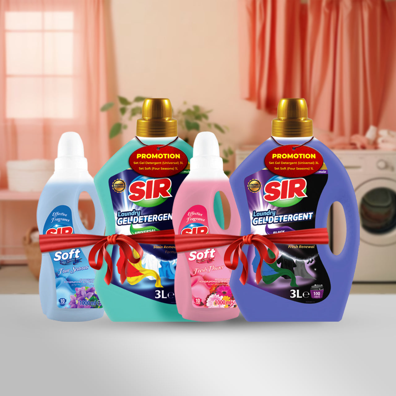 SIR Laundry Promo Pack (Gel Detergent + Softener)