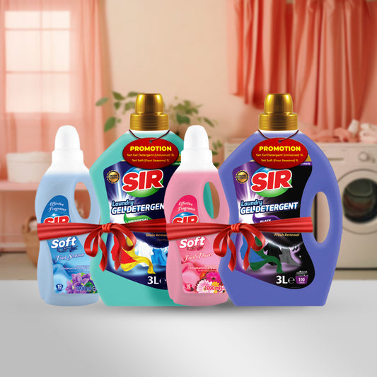 SIR Laundry Promo Pack (Gel Detergent + Softener)