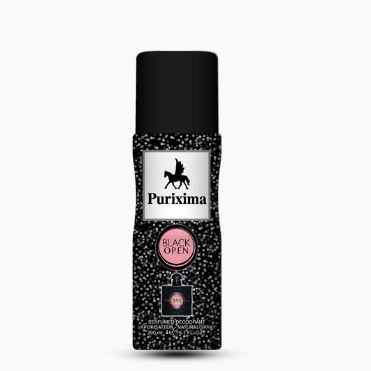 DEODORANT SPRAY BLACK OPEN